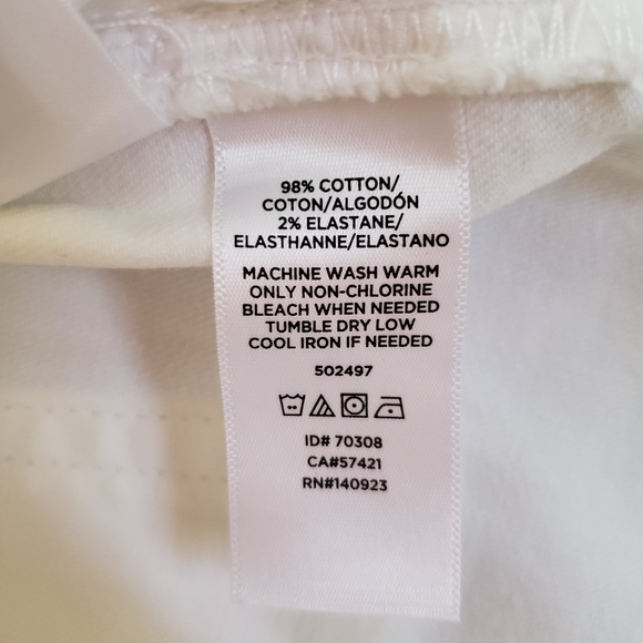 NWT LOFT Denim Sailor Shorts In White - Picture 5 of 7